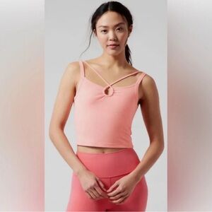 Athleta Shanti Keyhole Cropped Tank Top